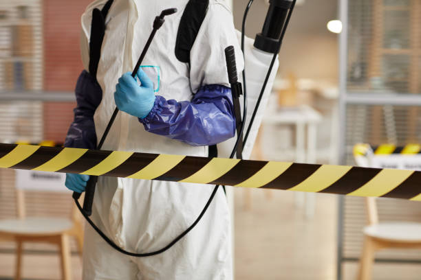 Professional Sewage Cleanup technician working in DeLand, FL